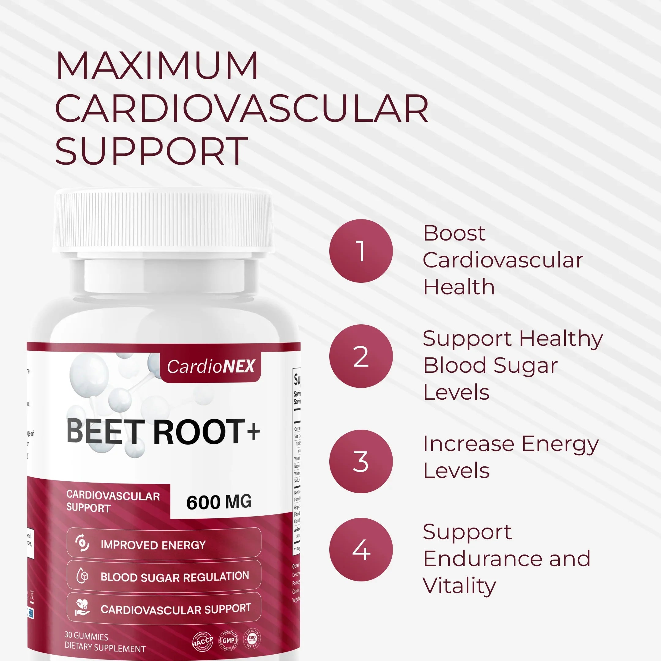 CardioNEX Beet Root + by RevitMe - Supplements Store