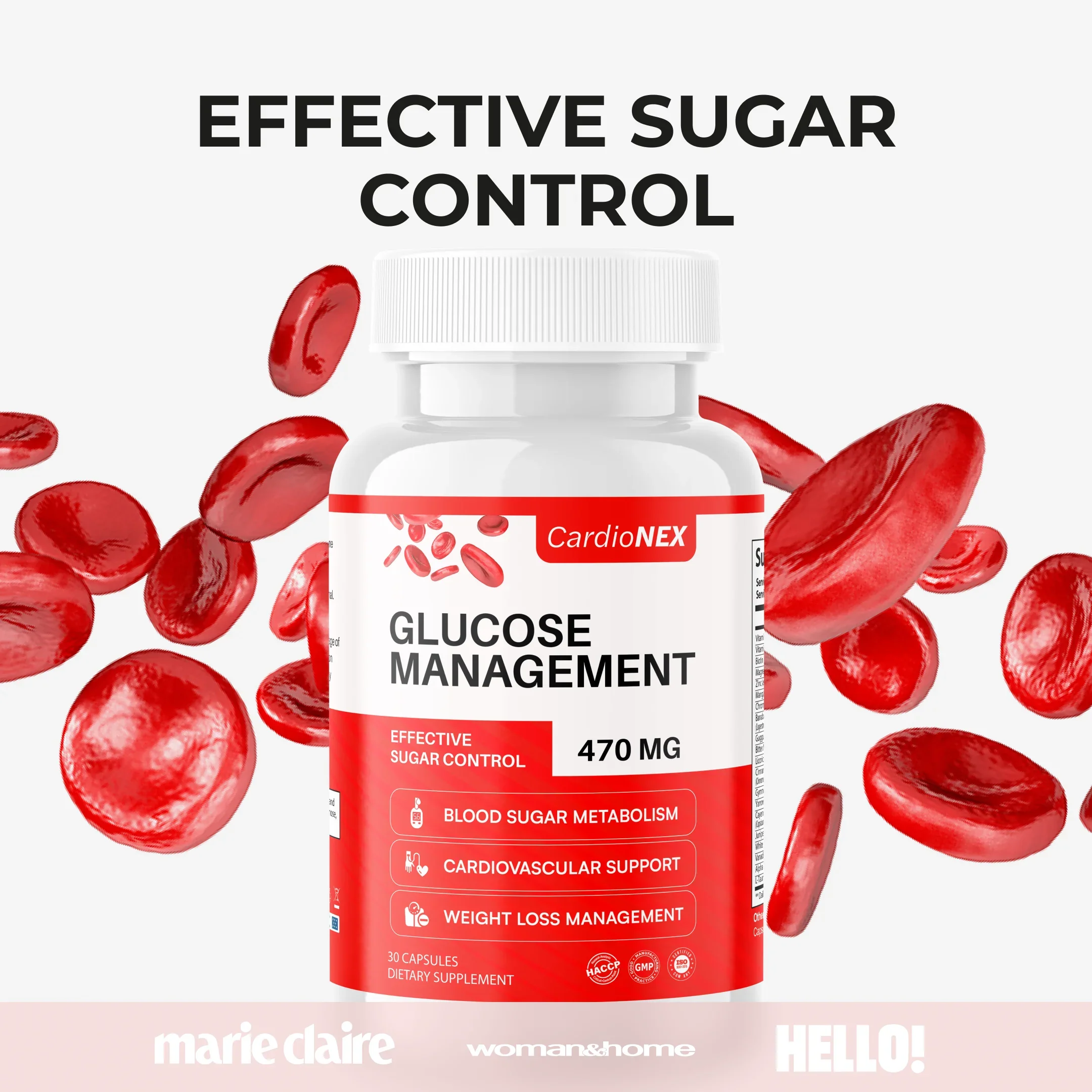 CardioNEX Glucose Management by RevitMe - Supplements Store