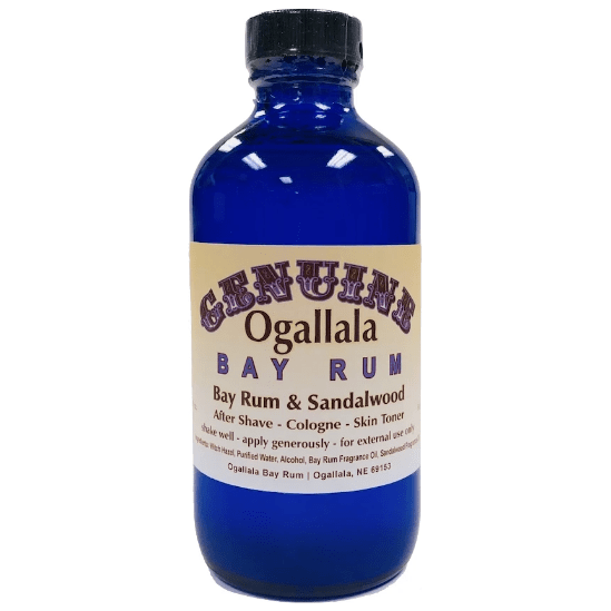 Ogallala Bay Rum & Sandalwood Pre Shave - After Shave - Skin Toner 8 Oz by Pasteur Pharmacy