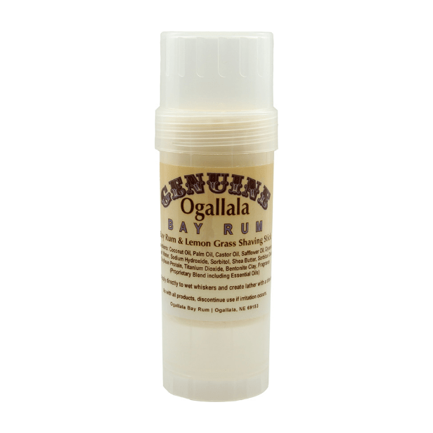 Ogallala Bay Rum & Lemon Grass Shaving Stick 2.5 Oz by Pasteur Pharmacy