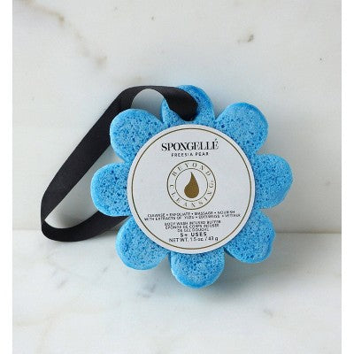 Spongelle Daisy Flower Collection Bath Sponges - Freesia Pear by This is Beauty US
