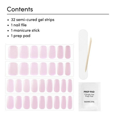 Dashing Diva Glaze Semi-Cured Gel Nail Polish Strips Unicorn Glaze 32ct - New by This is Beauty US