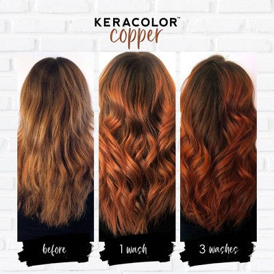 Keracolor Color + Clenditioner Temporary Hair Color Copper 12 fl oz - Imperfect Container by This is Beauty US