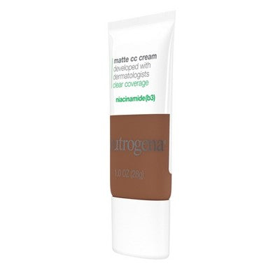 Neutrogena Clear Coverage Flawless Matte Color Correcting Cream, Full-Coverage 9.0 Cinnamon - New by This is Beauty US