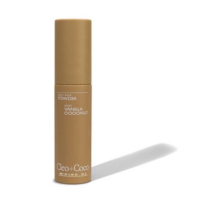 cleo+coco. Body and Hair Antiperspirants and Deodorant Powder Coconut Vanilla 0.88oz - New by This is Beauty US