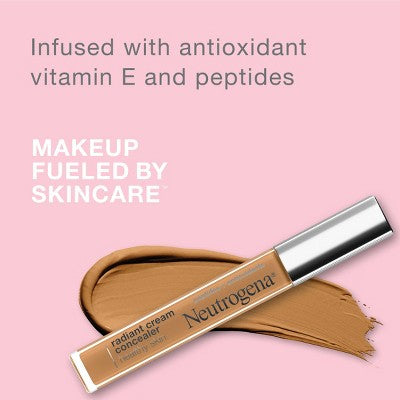 Neutrogena Healthy Skin Radiant Cream Concealer with Peptides + Antioxidants Toffee Medium 03 0.24oz - Imperfect Container by This is Beauty US