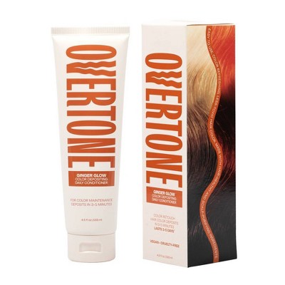 Overtone Ginger Glow Daily Conditioner- Semi-Permanent Copper 4.5 oz - New by This is Beauty US