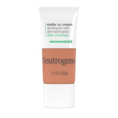 Neutrogena Clear Coverage Flawless Matte Color Correcting Cream, Full-Coverage 7.5 Ginger - New by This is Beauty US