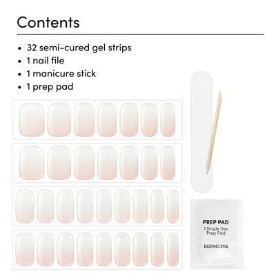Dashing Diva Glaze Semi-Cured Gel Nail Polish Strips Luxe Expensive 32ct - New by This is Beauty US