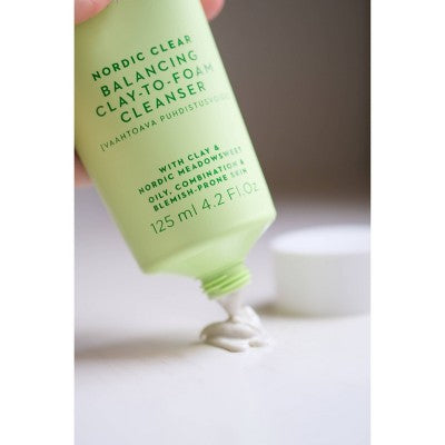 Lumene Nordic Clear Tyyni Balancing Clay-to-Foam Cleanser 4.2 fl oz - New by This is Beauty US