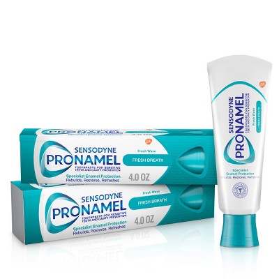 Sensodyne Pronamel Fresh Breath Toothpaste Fresh Wave 2pk /4oz - Missing Box