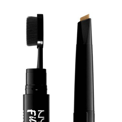 NYX Professional Makeup Fill & Fluff Eyebrow Pomade Pencil Auburn 0.007oz - Imperfect Box by This is Beauty US