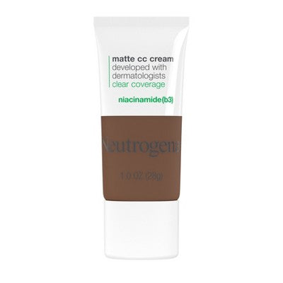 Neutrogena Clear Coverage Flawless Matte Color Correcting Cream, Full-Coverage 9.5 Truffle - New by This is Beauty US