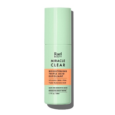 Rael Miracle Clear Brightening Triple Acid Face Exfoliant Gel-Serum 1.7oz - New by This is Beauty US
