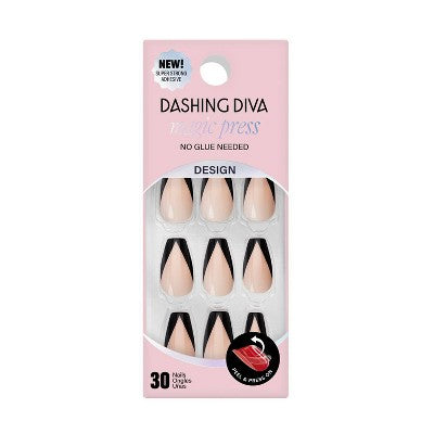 Dashing Diva Magic Press Fake Nails After Hours 30ct - New by This is Beauty US