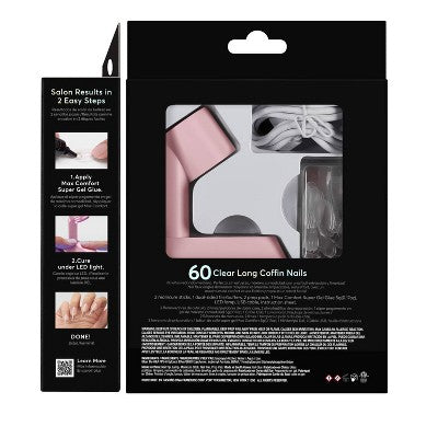 Dashing Diva Gel Xtend Fake Nails Starter Kit Medium Round 30ct - New by This is Beauty US