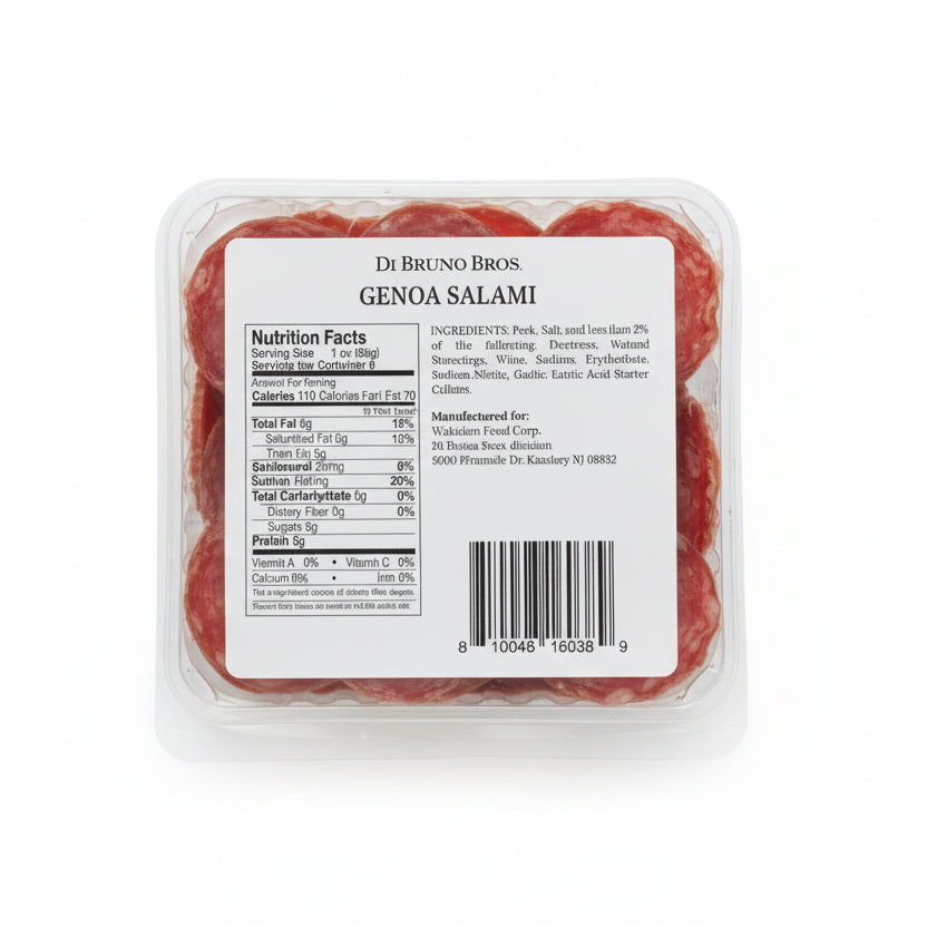 Genoa Salami Sliced Coin Pack by Di Bruno Bros.