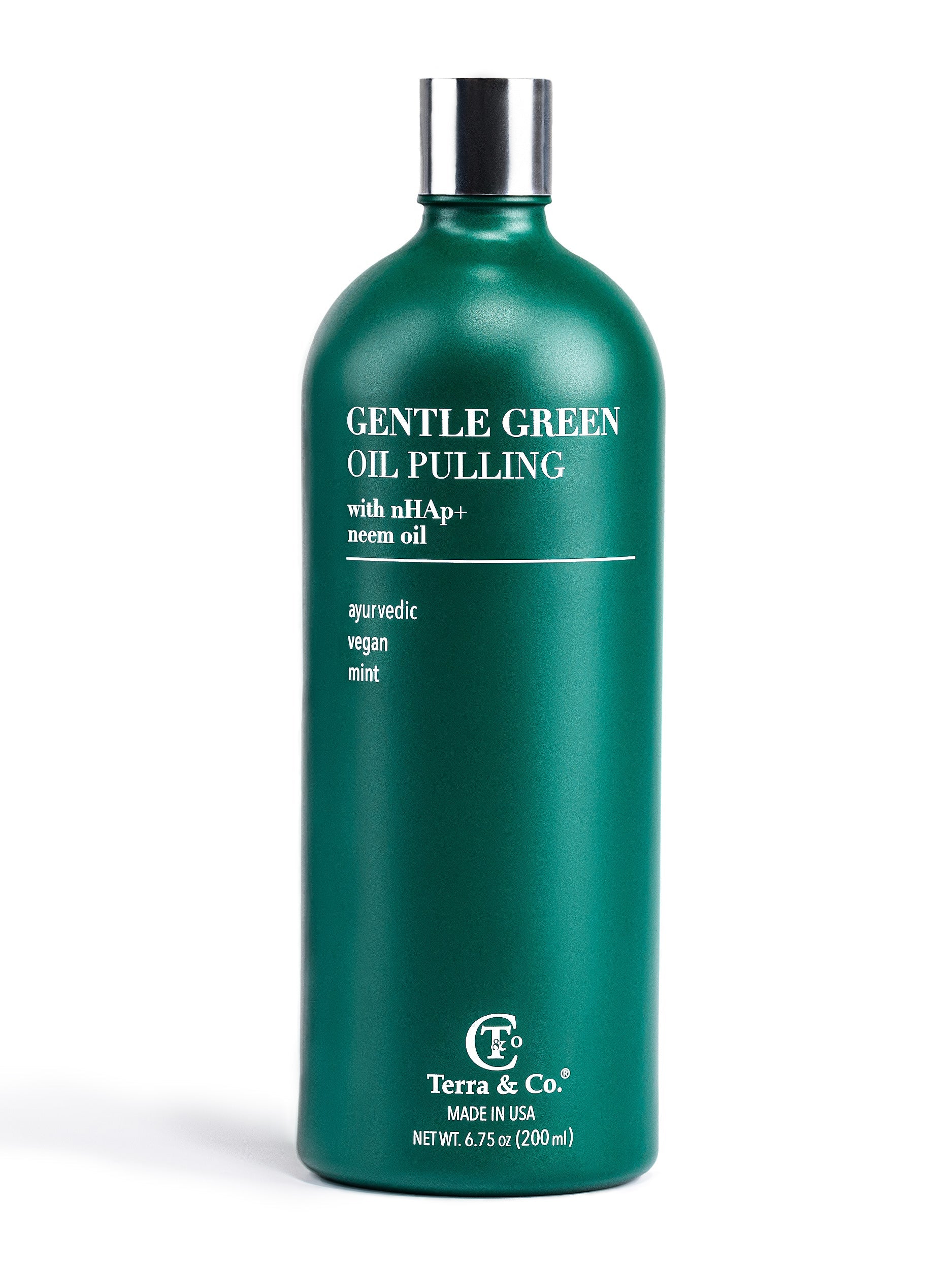 Gentle Green Oil Pulling Mouthwash – Enamel Support & Gum Health by Terra & Co.