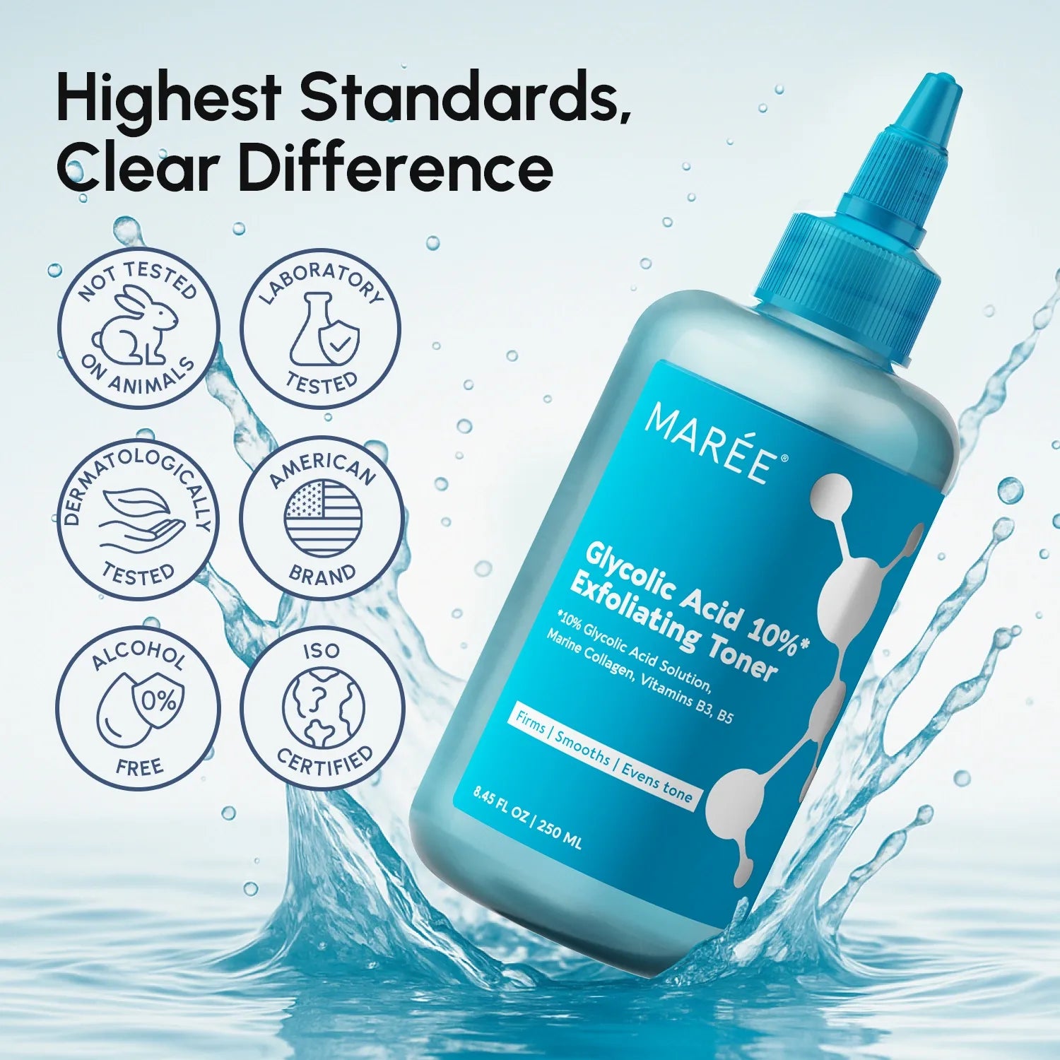Glow Boost Glycolic Face Toner by Maree