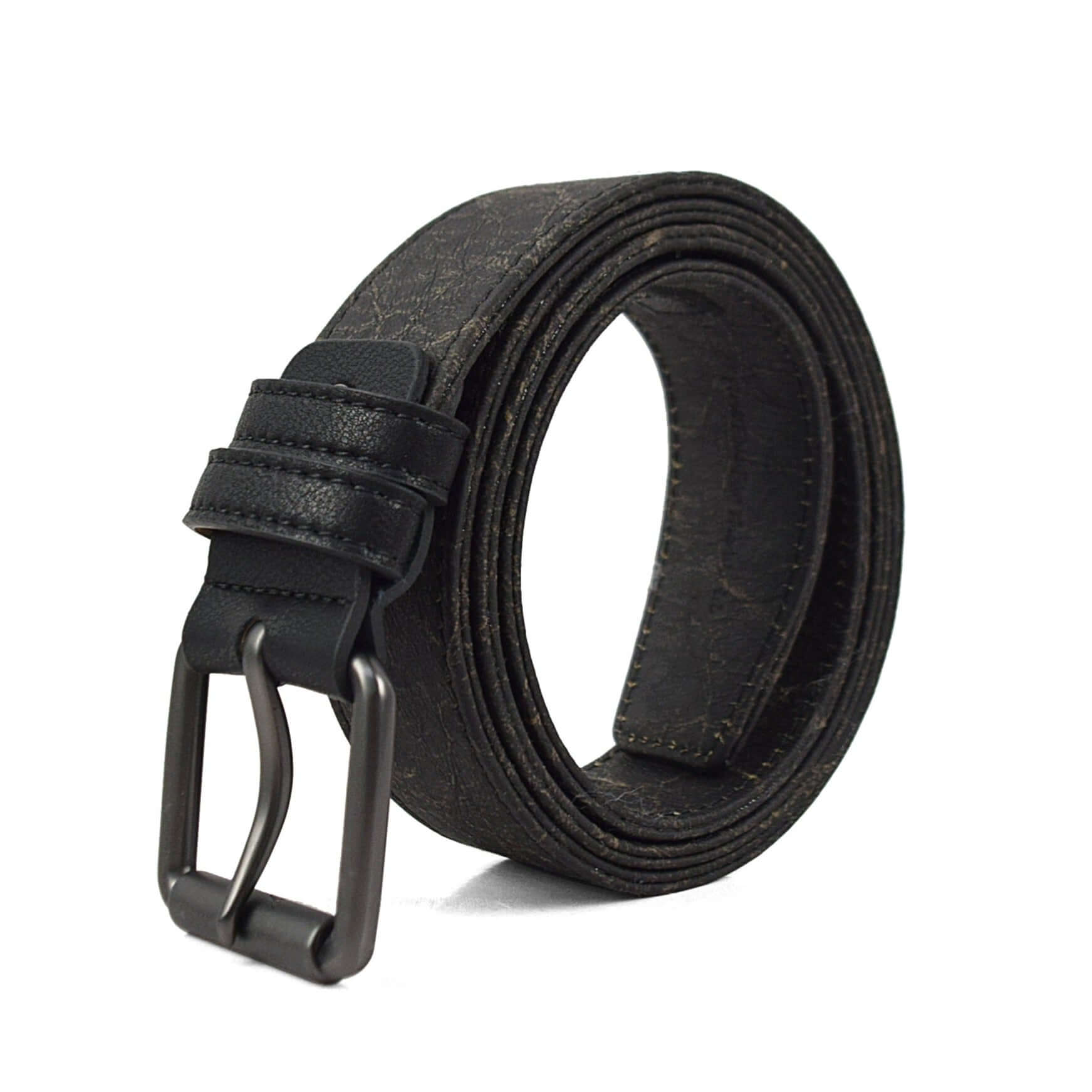 Gunmetal Roller Italian Kraft Paper Vegan Belt (Only size 36 brown) by Doshi FCSA