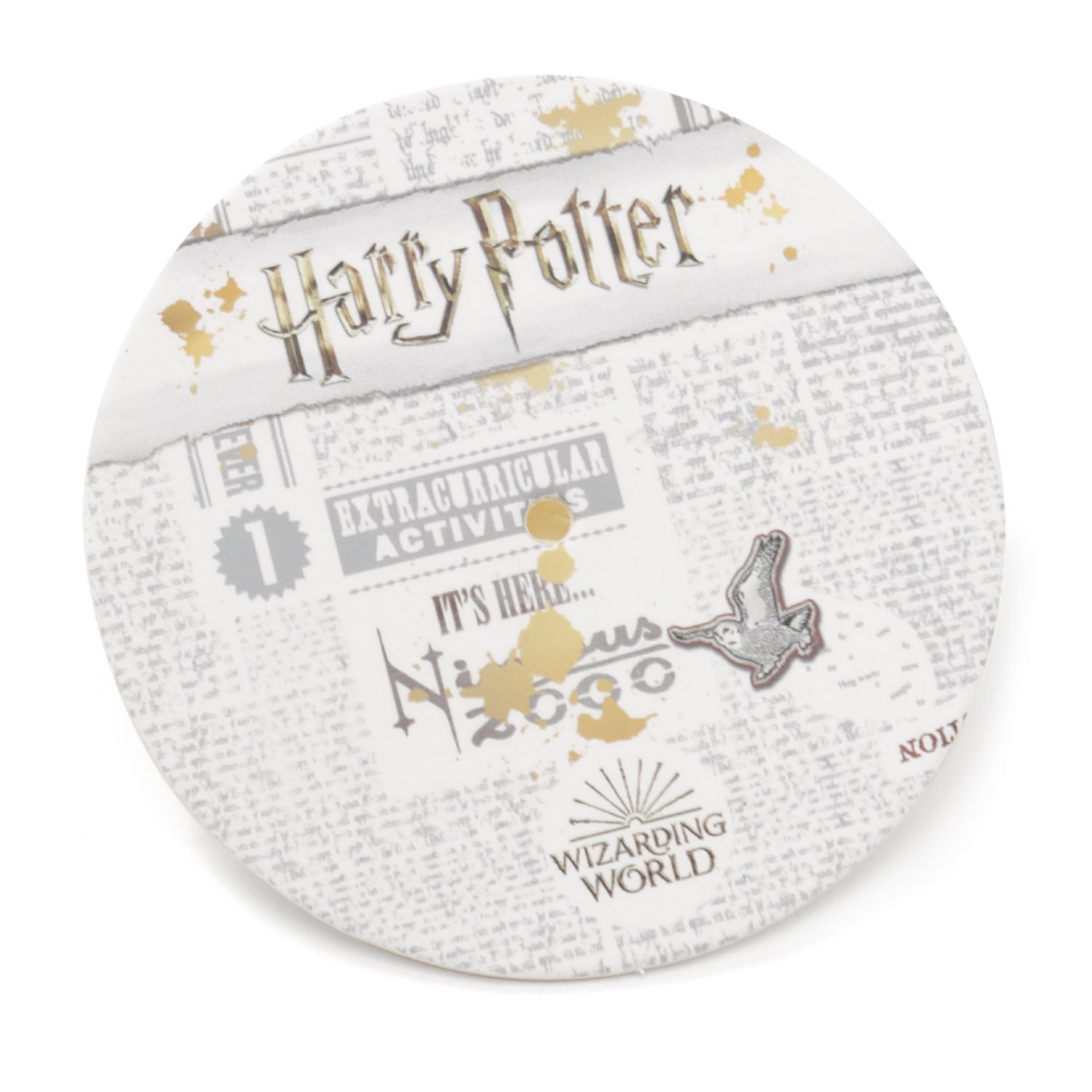 Harry Potter Mischief Managed Gold Lapel Pin by Cufflinks.com