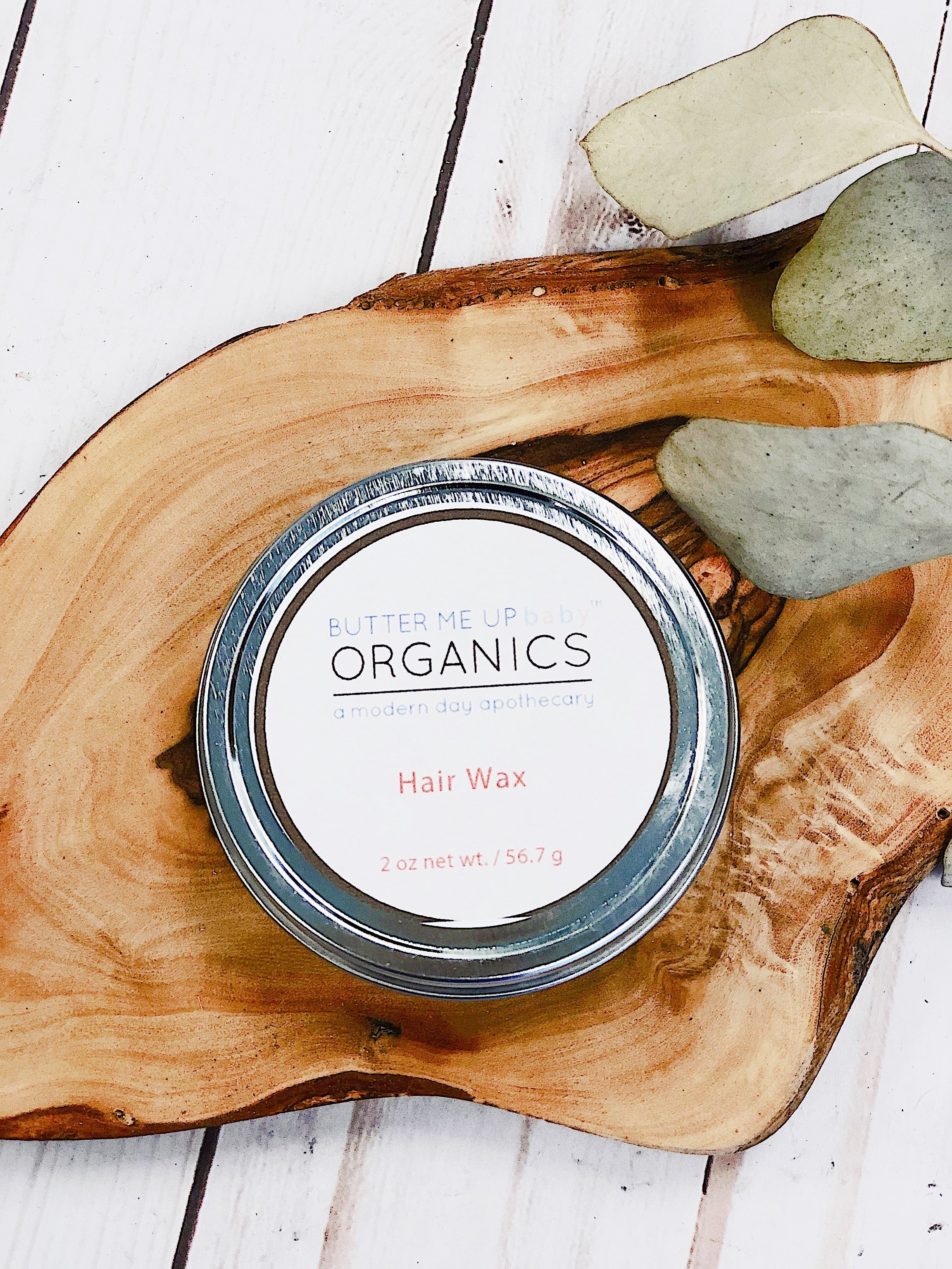 Organic Hair Wax for Babies, Children, and Adults by Butter Me Up Organics