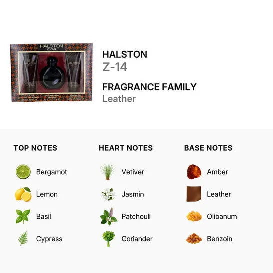Halston Z14 Men 4.2oz EDT Spray 3 Piece Set by perfumesandrea