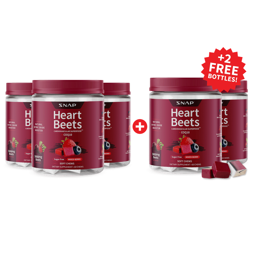 Heart Beets Chews - Buy 3, Get 2 FREE! by Snap Supplements