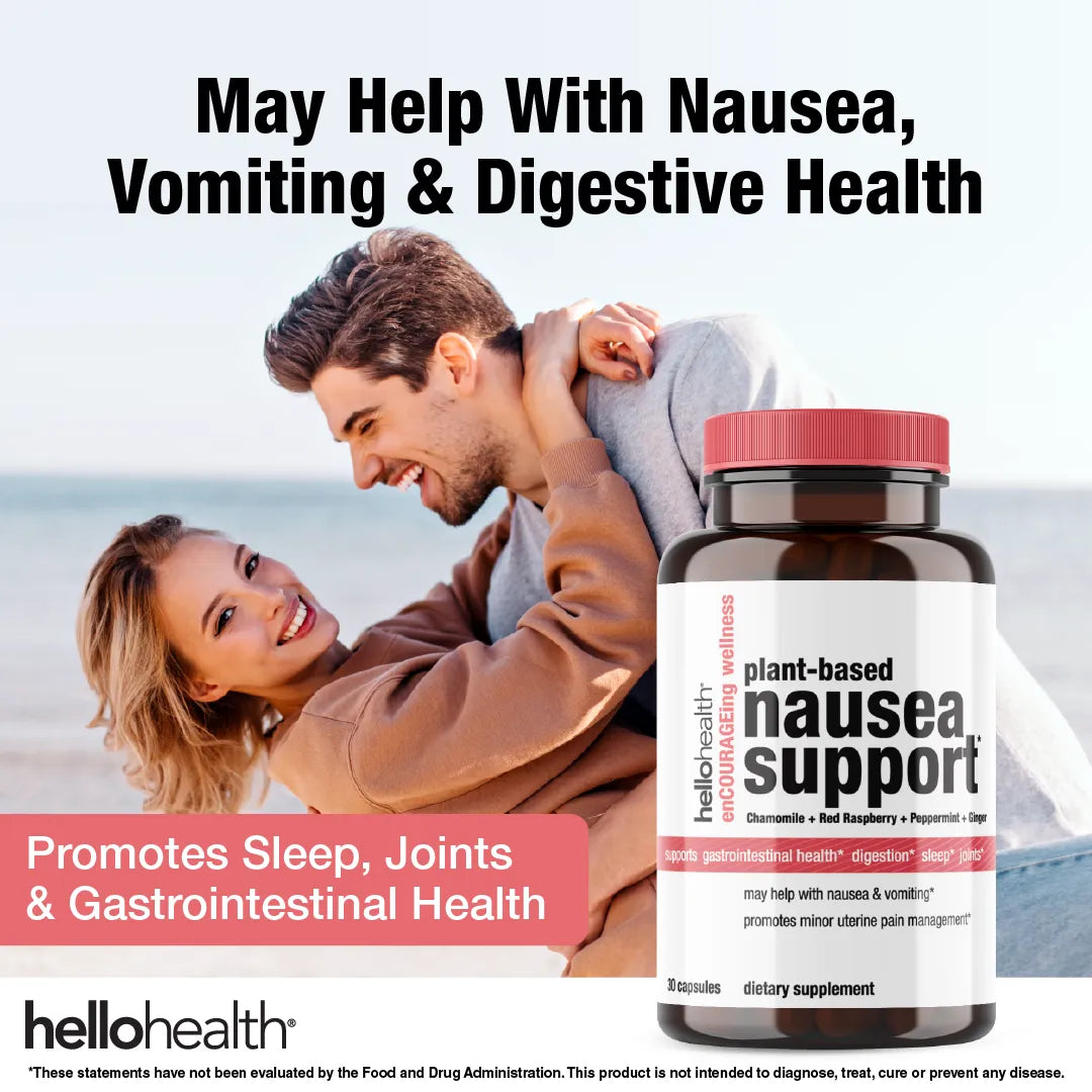 Plant-based Nausea Support by hellohealth