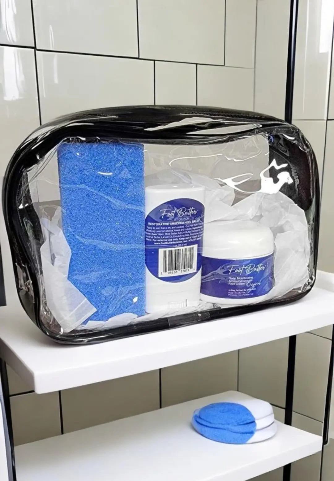 Foot Butter Travel Set – Mini Moisturizers & Pumice Scrub by Foot Butter by Dr Ron