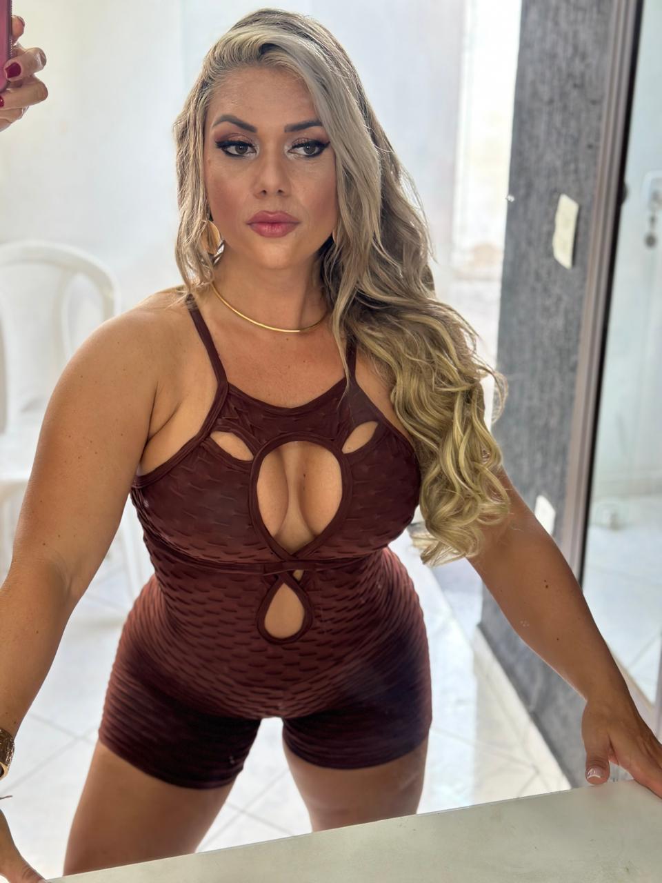 SCRUNCH BOOTY BROWN WAVE DROP SHORT JUMPSUIT by Iris Fitness Online