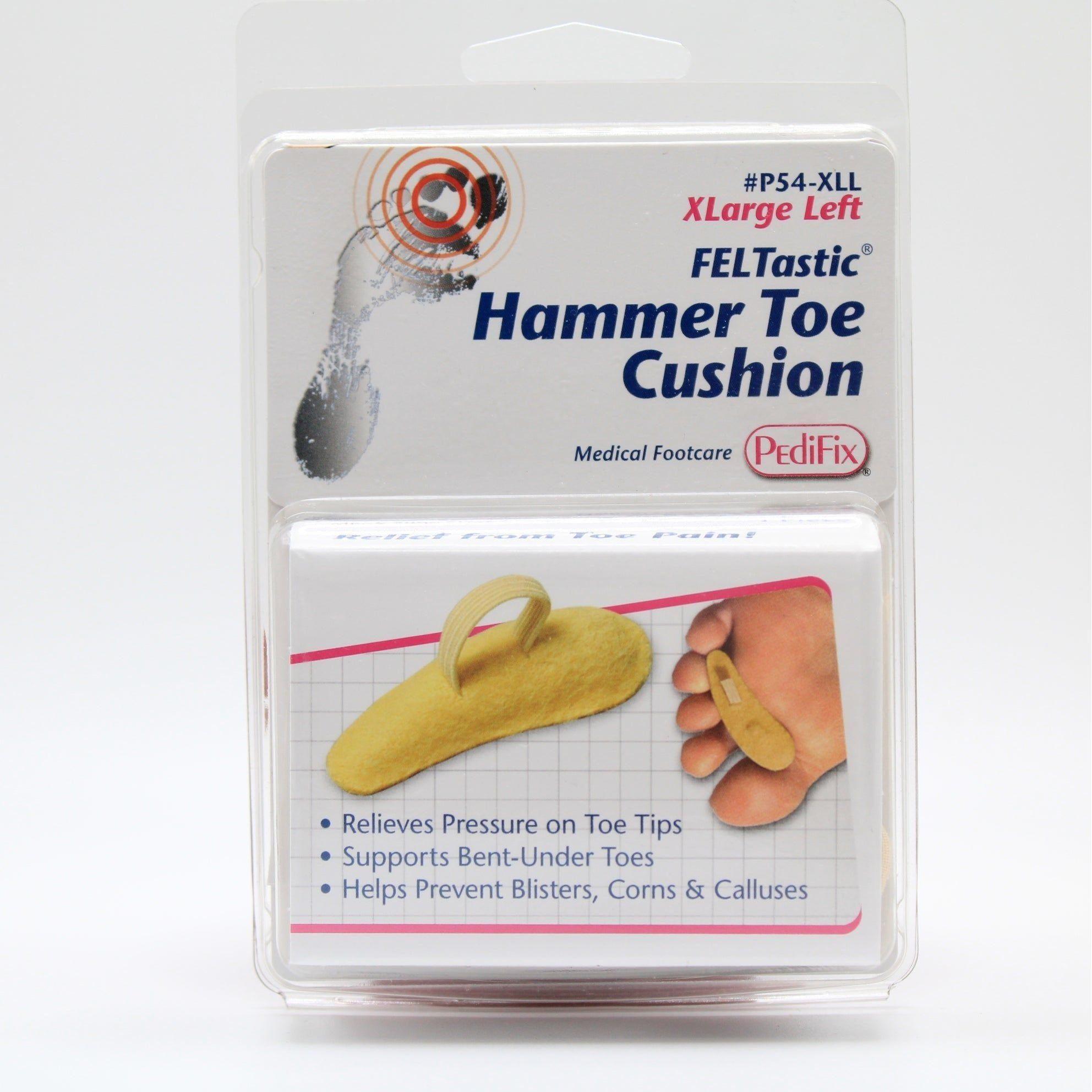 PediFix Feltastic Hammer Toe Cushion Extra Large Left by Pasteur Pharmacy