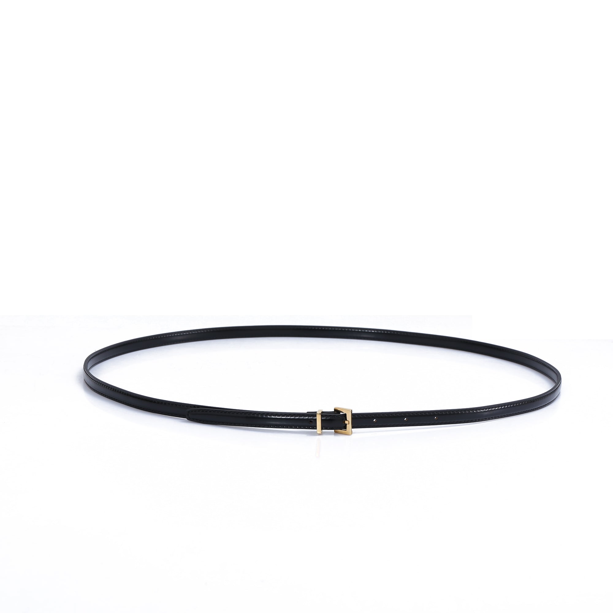 Skinny Belt - Gold Buckle by Doshi FCSA