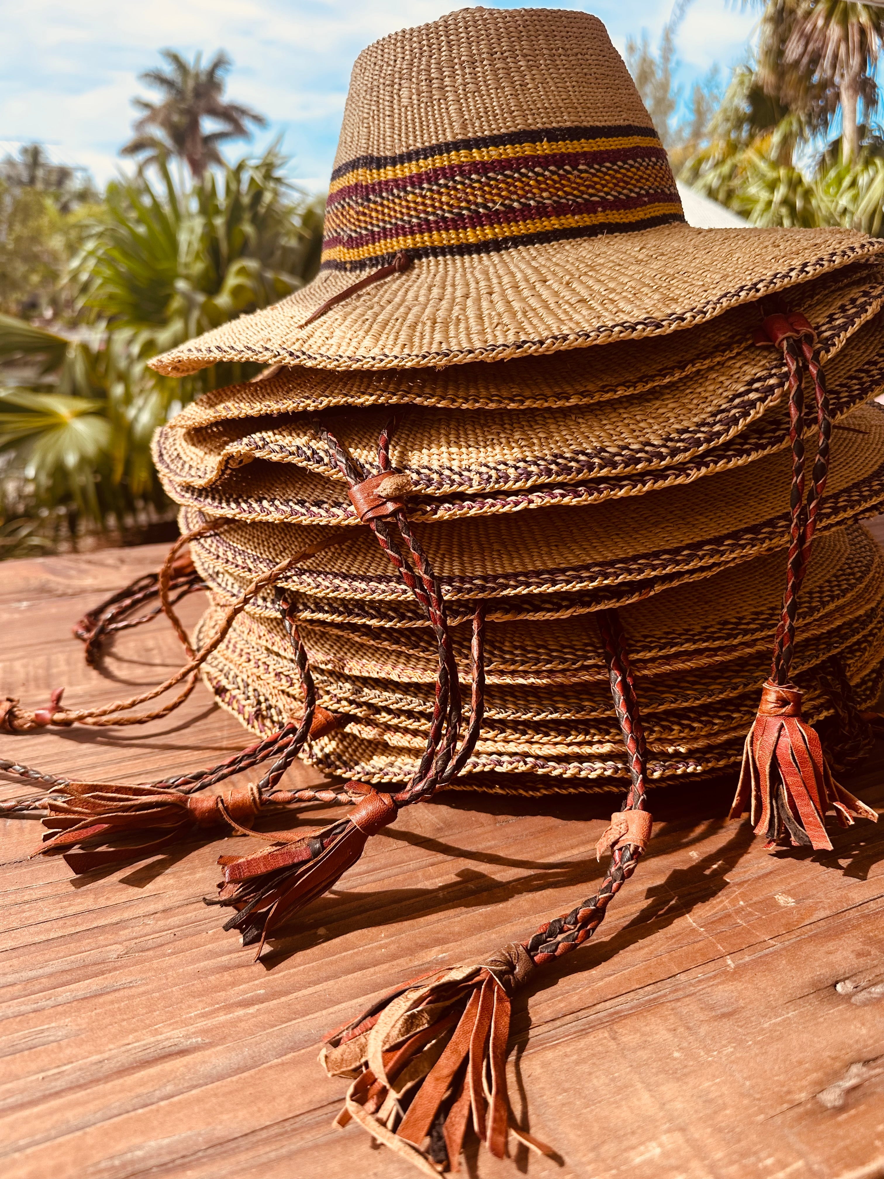 Woven Sun Hat by CanyonLeaf