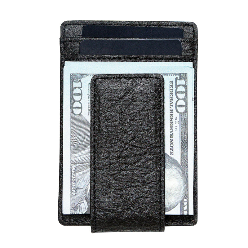 Doshi Pinatex Sustainable Vegan Card Holder with Money Clip by Doshi FCSA