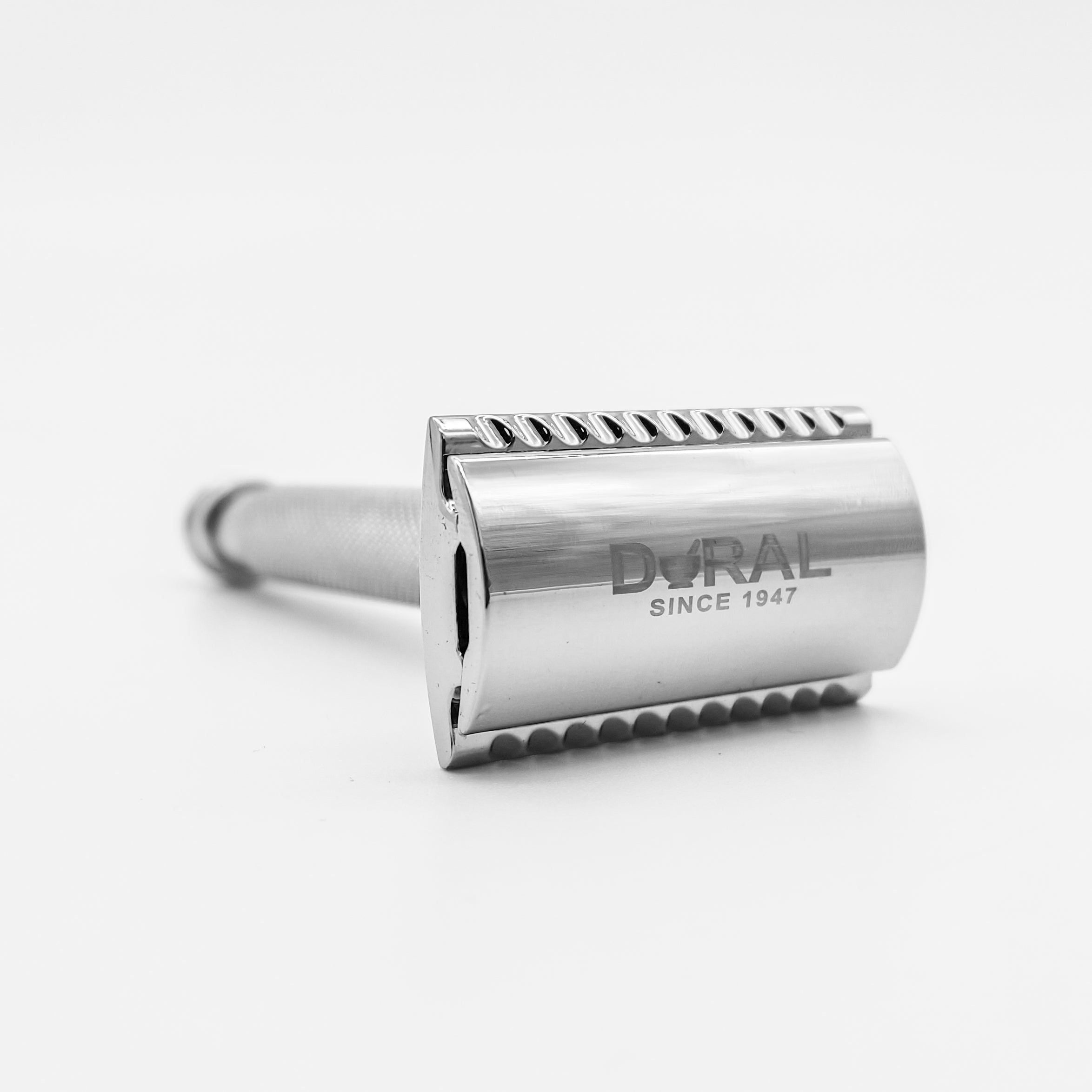 Dural Eyan Chrome Double Edge Safety Razor + Pouch by Pasteur Pharmacy