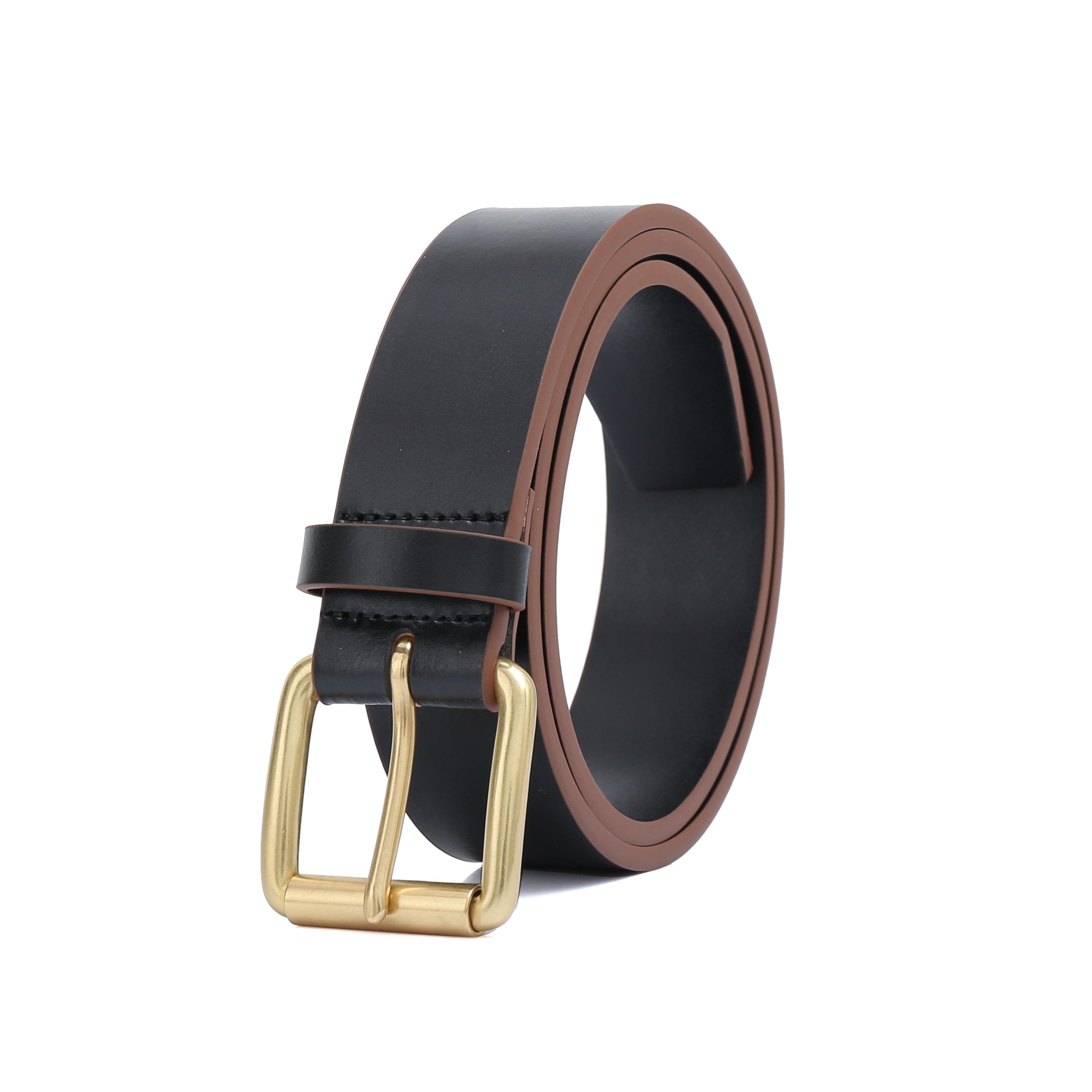 Casual belt w/ Brass Roller buckle (30-36) by Doshi FCSA