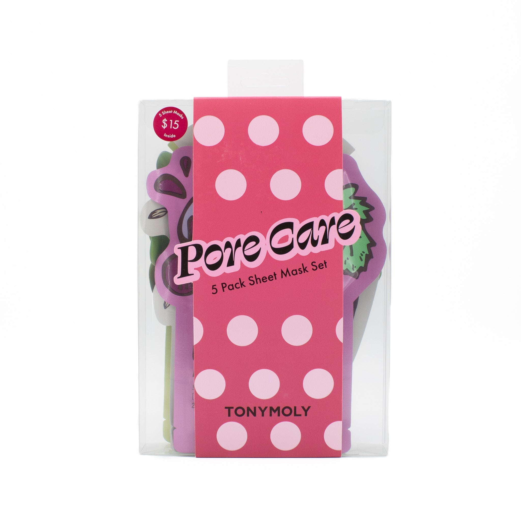TONYMOLY Pore Care 5 Pack Sheet Mask Set - New by This is Beauty US