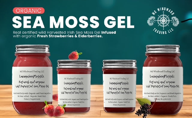 Black Seed Oil and Oregano Infused Organic Sea Moss Gel by Seamoss Global