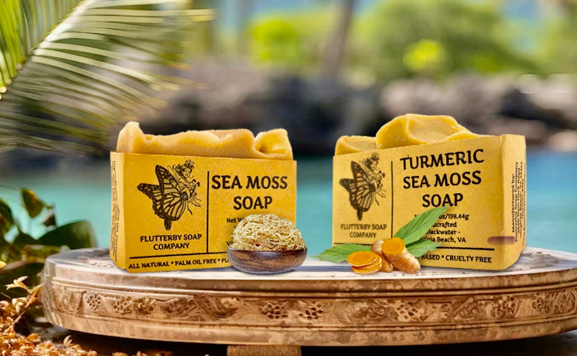 Organic Sea Moss Soap – Handcrafted Pure and Natural Bar Soap for Face & Body by Seamoss Global
