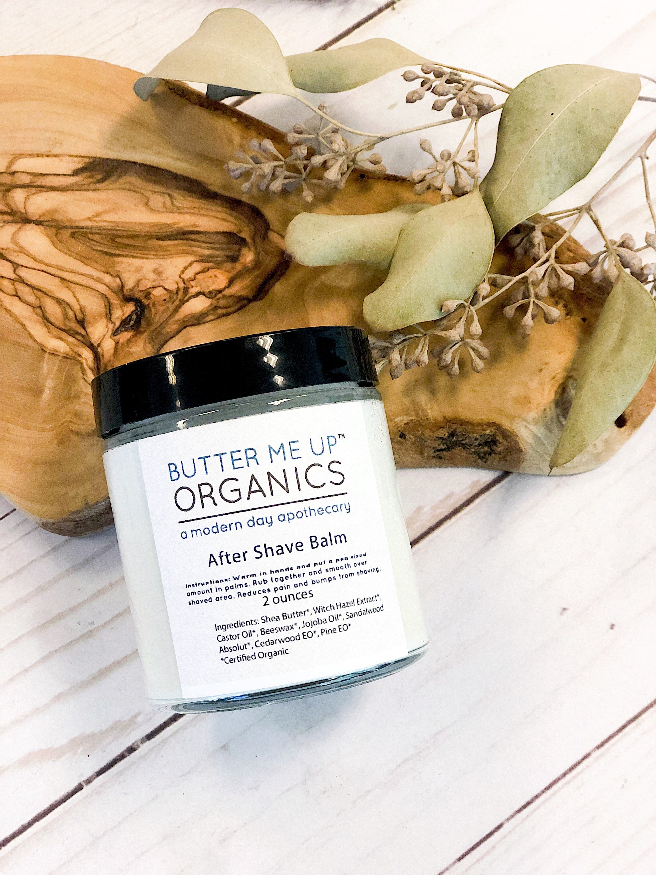 Organic After Shave Balm / Organic After Shave / Moisturizing After Shave / Gifts For Men / Gifts for Dad / Husband / Shaving Set by Butter Me Up Organics