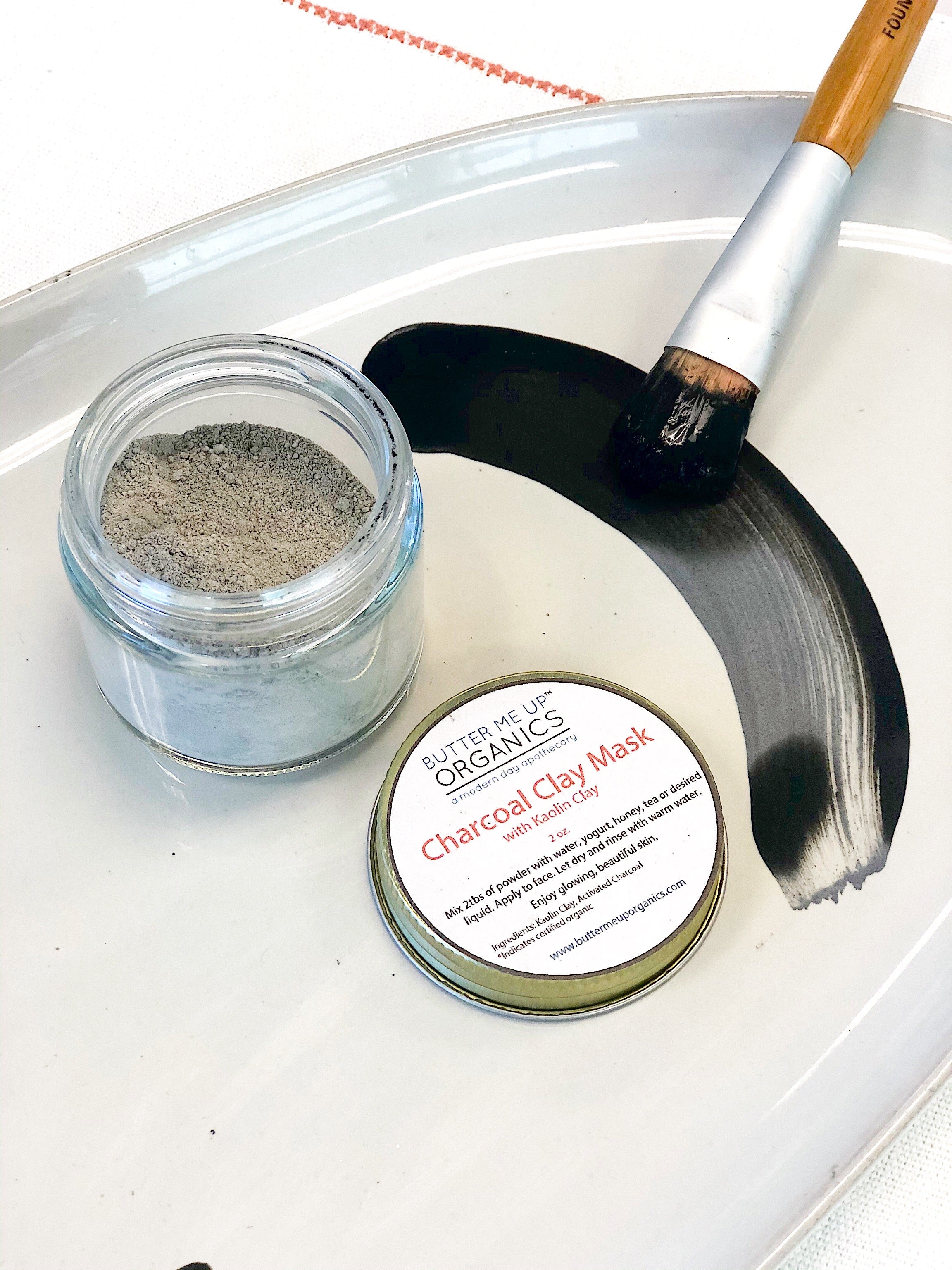 Organic Charcoal Mask / Activated Charcoal Mask by Butter Me Up Organics