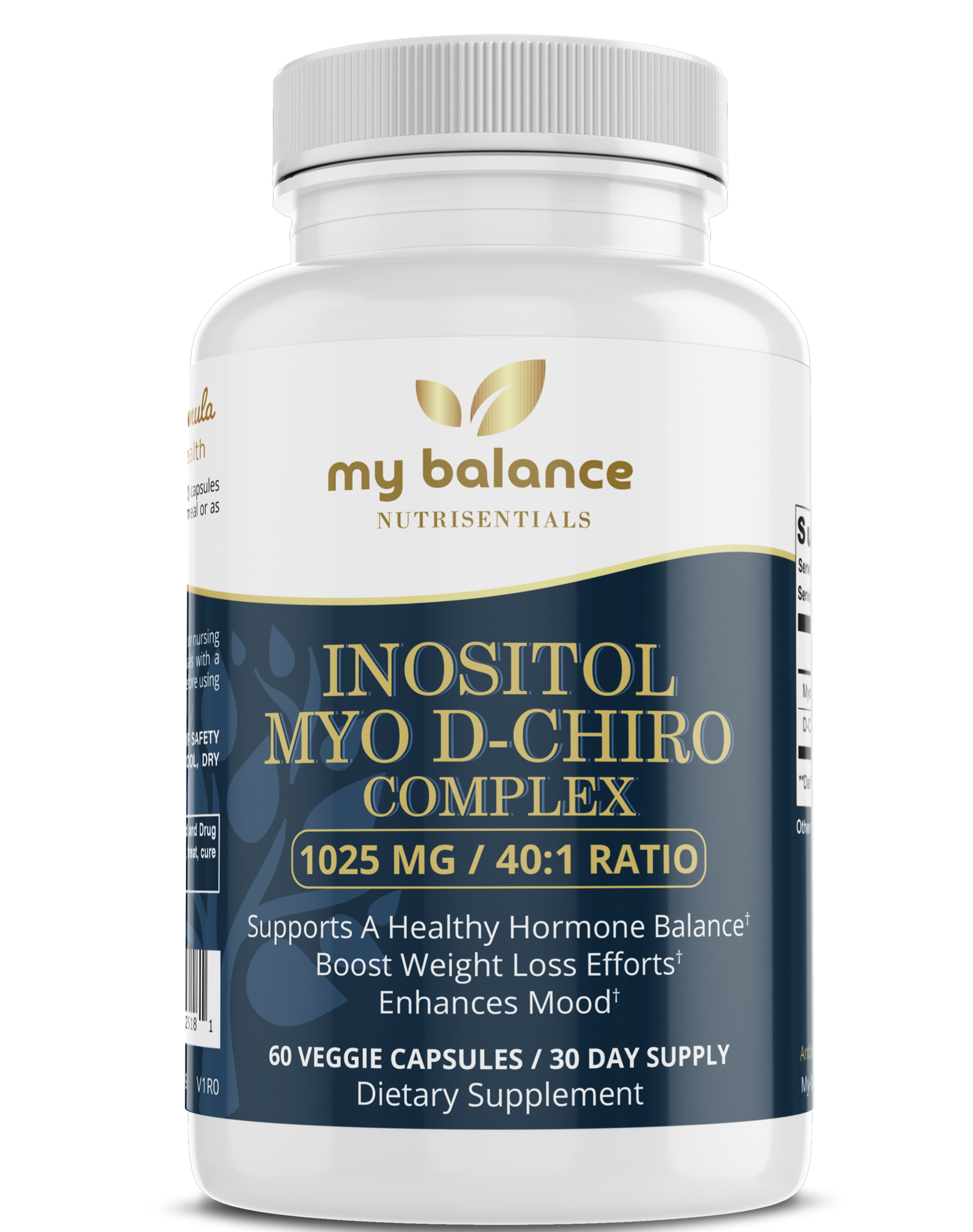 Myo D-Chiro Inositol - Supports Metabolic / Hormonal Balance by My Balance