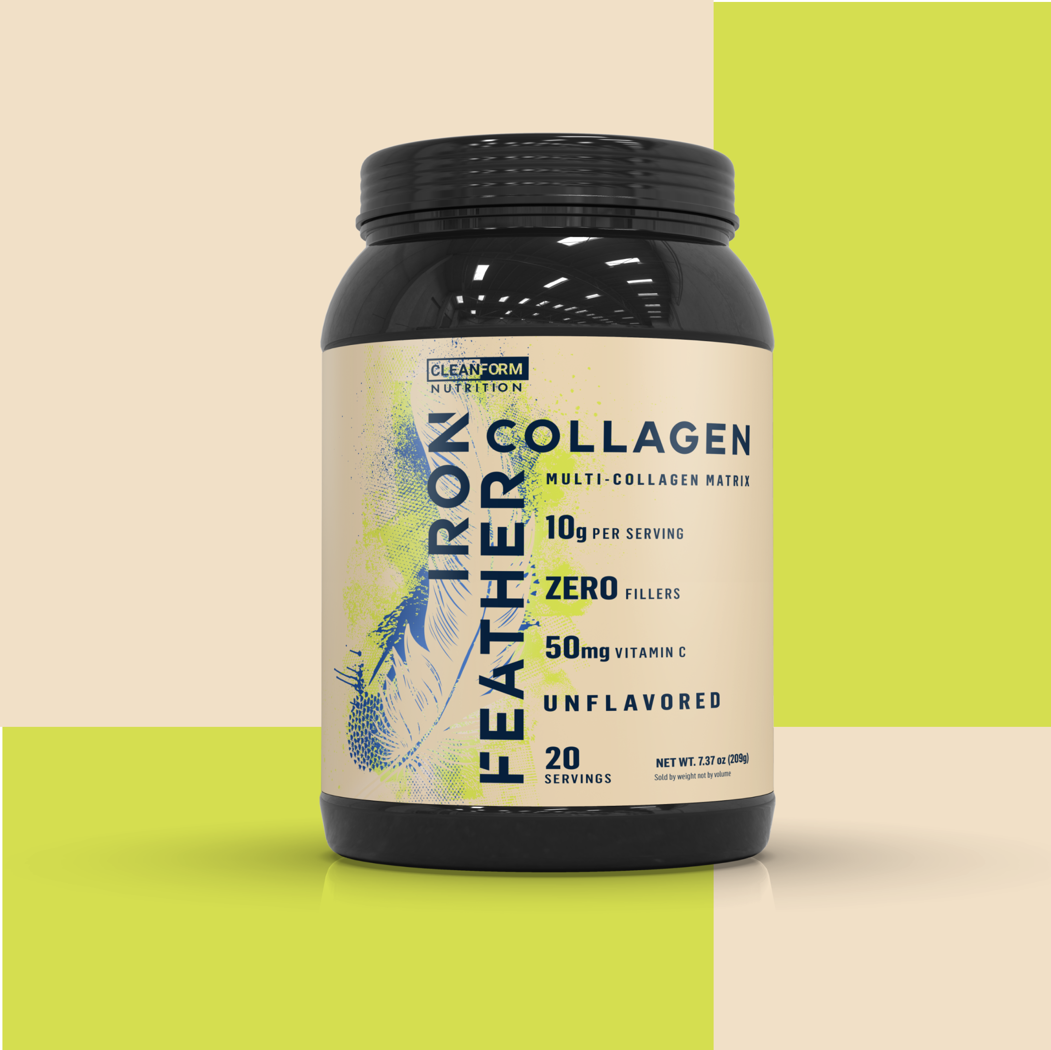 Iron Feather Collagen by CleanForm Nutrition