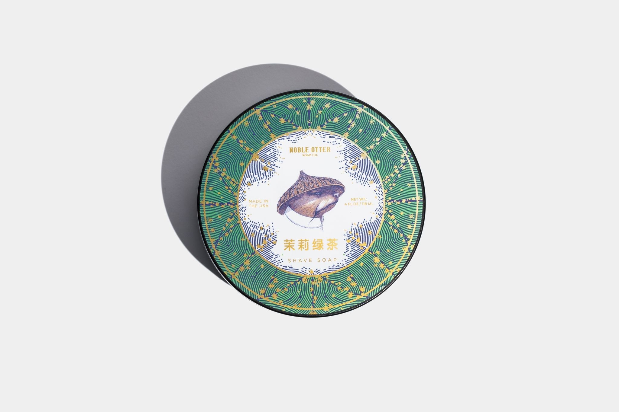 茉莉綠茶 (Jasmine Green Tea) Shave Soap by Noble Otter