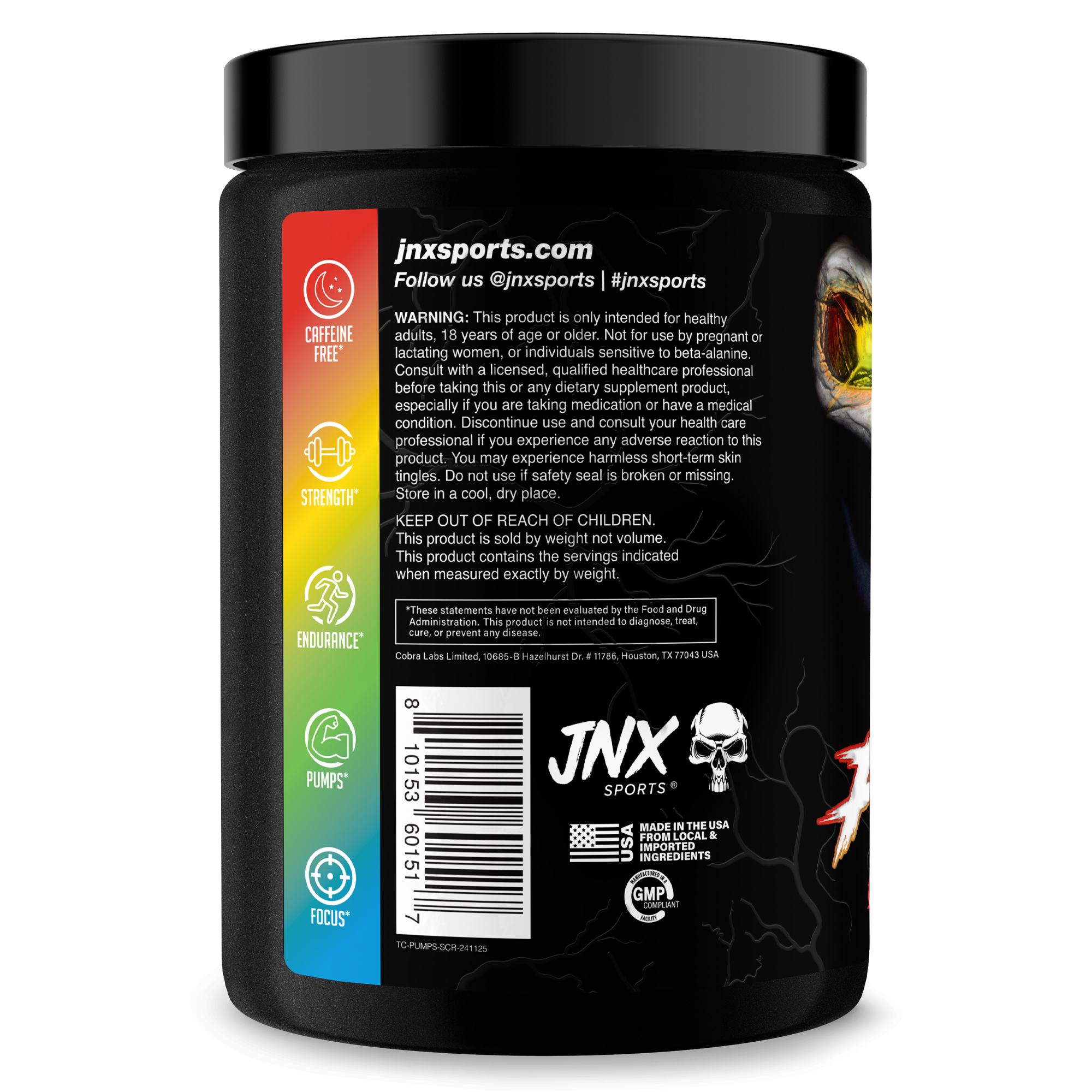 The Curse! Stim-Free Pump by JNX Sports