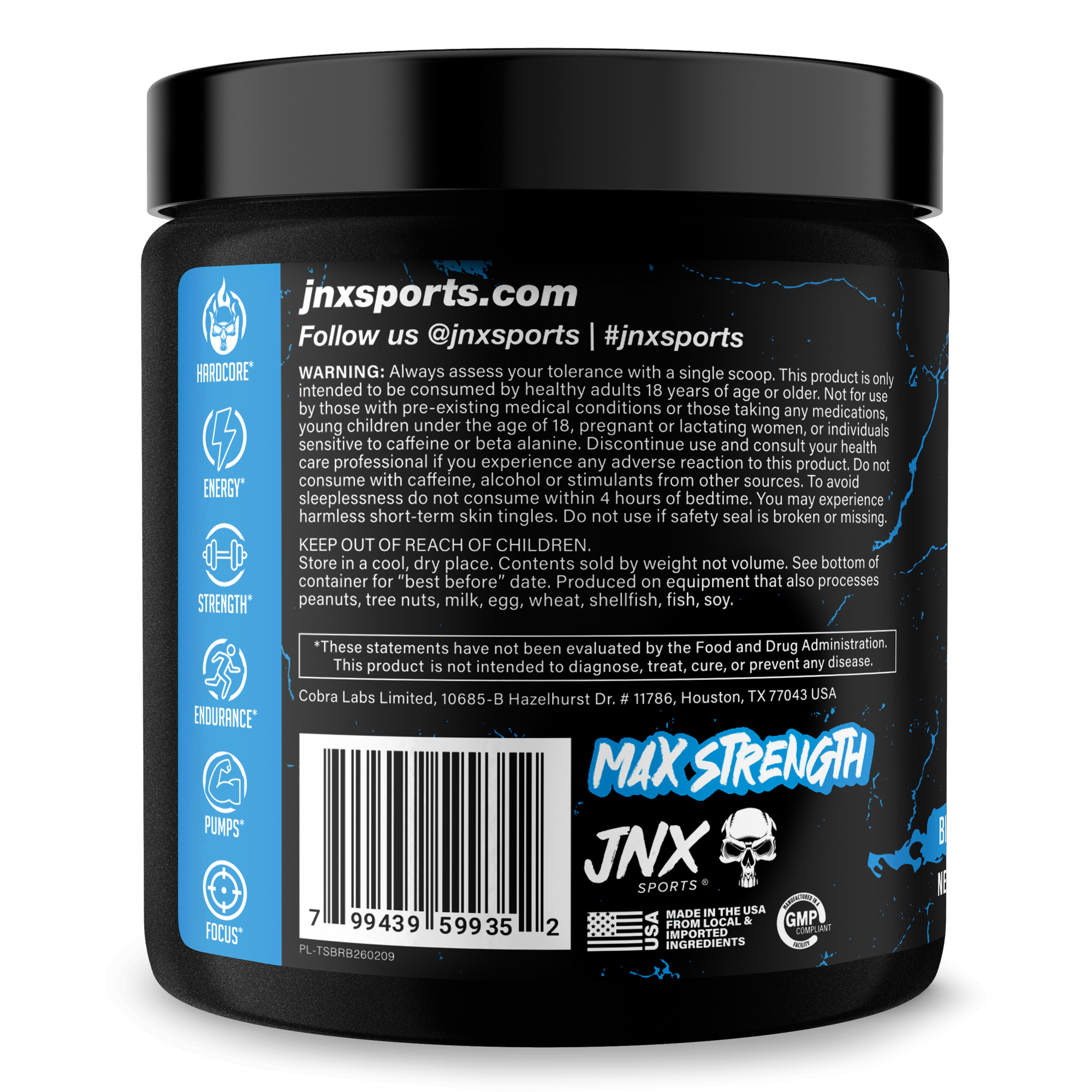 The Shadow! Pre-Workout by JNX Sports