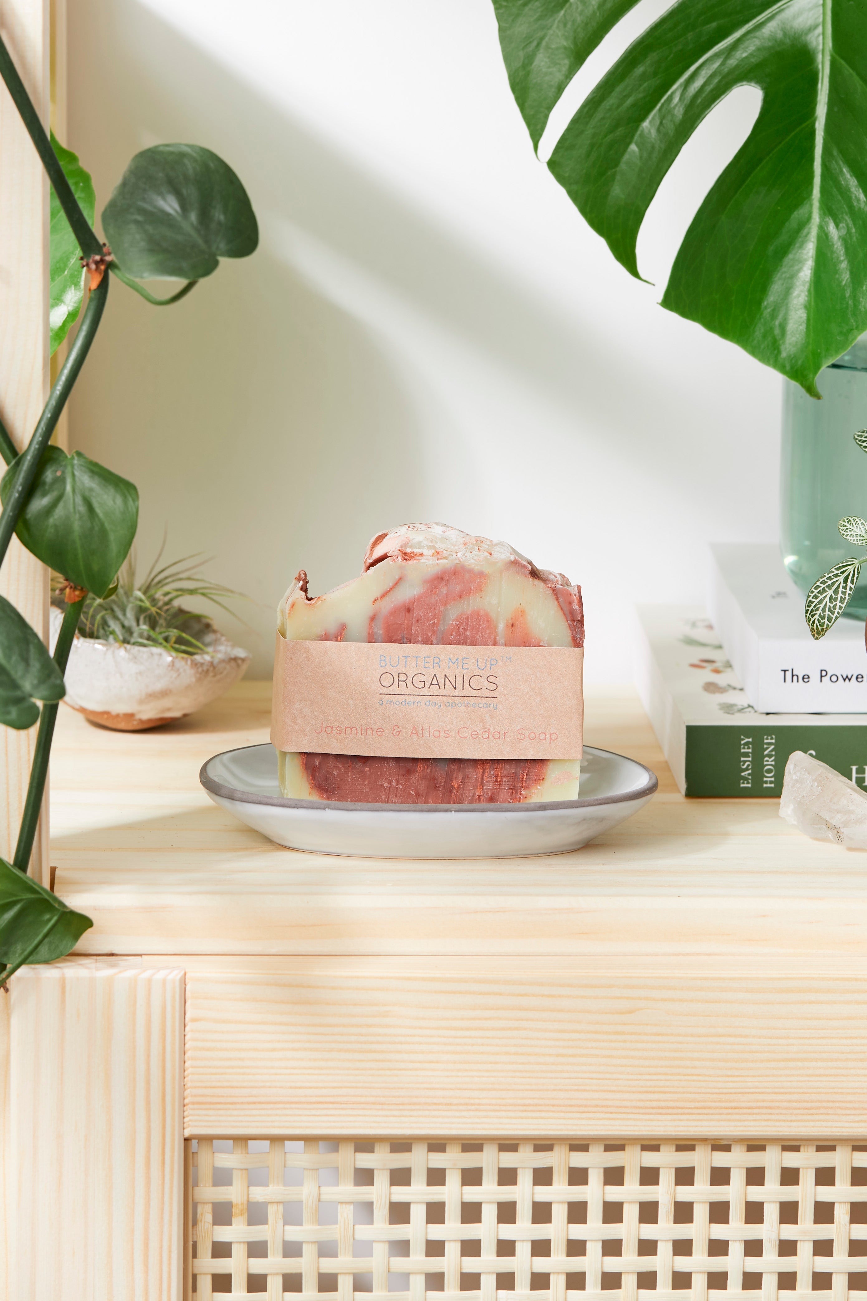 Jasmine, Atlas Cedar, & Pine Organic Soap Essential Oils by Butter Me Up Organics