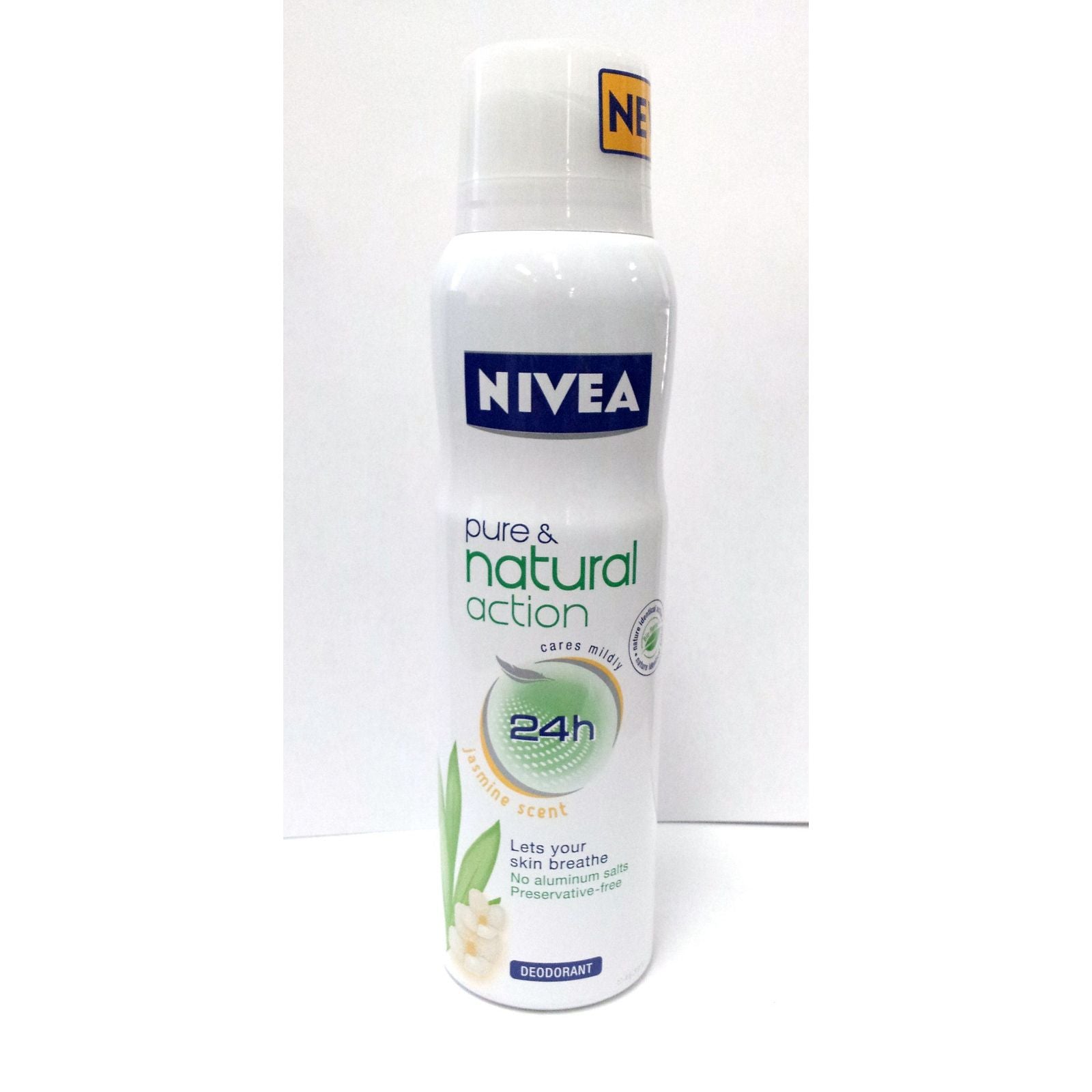 Nivea Deodorant Women Pure & Natural Action Jasmine Spray 150ml by Pasteur Pharmacy