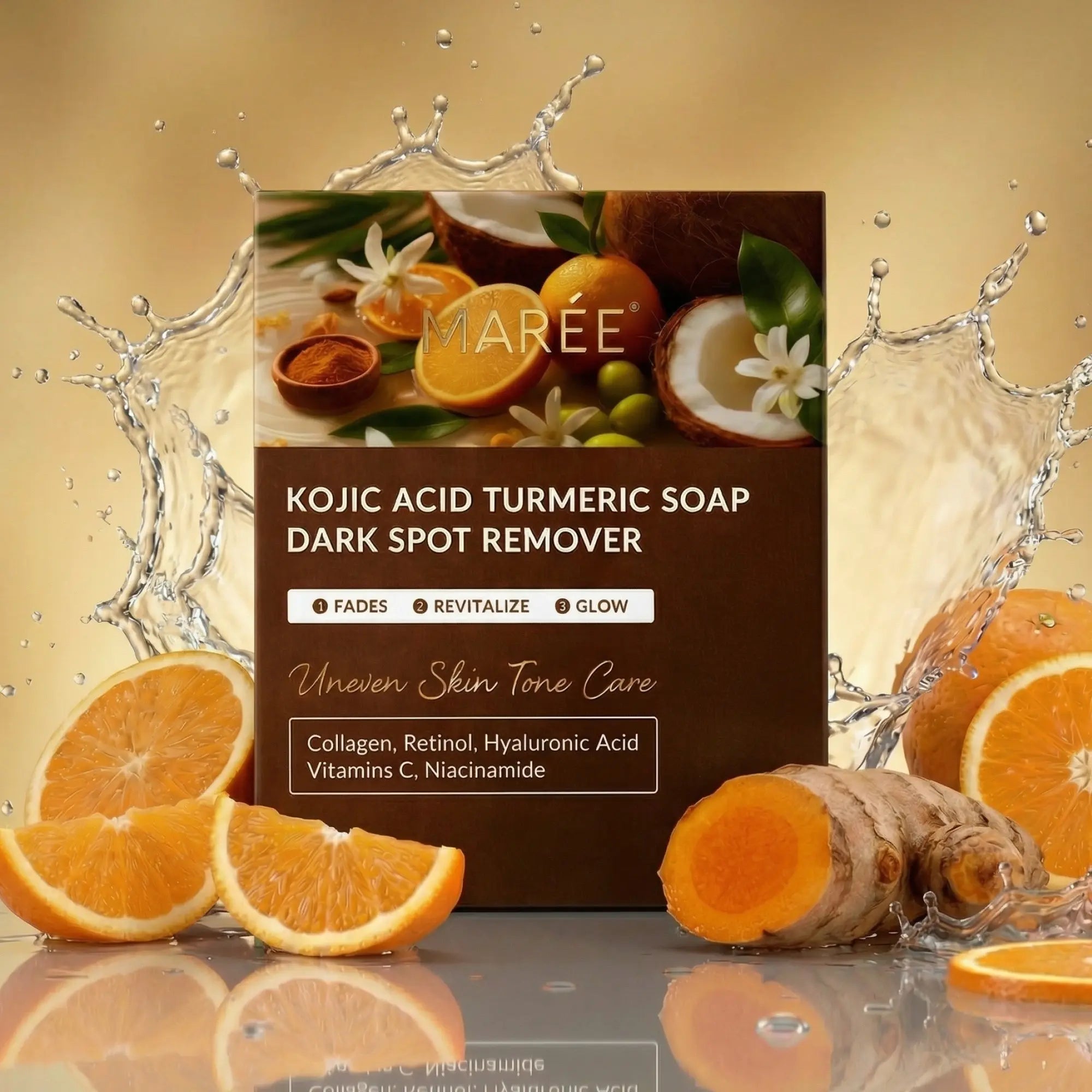 Turmeric Kojic Soap & Scrub by Maree
